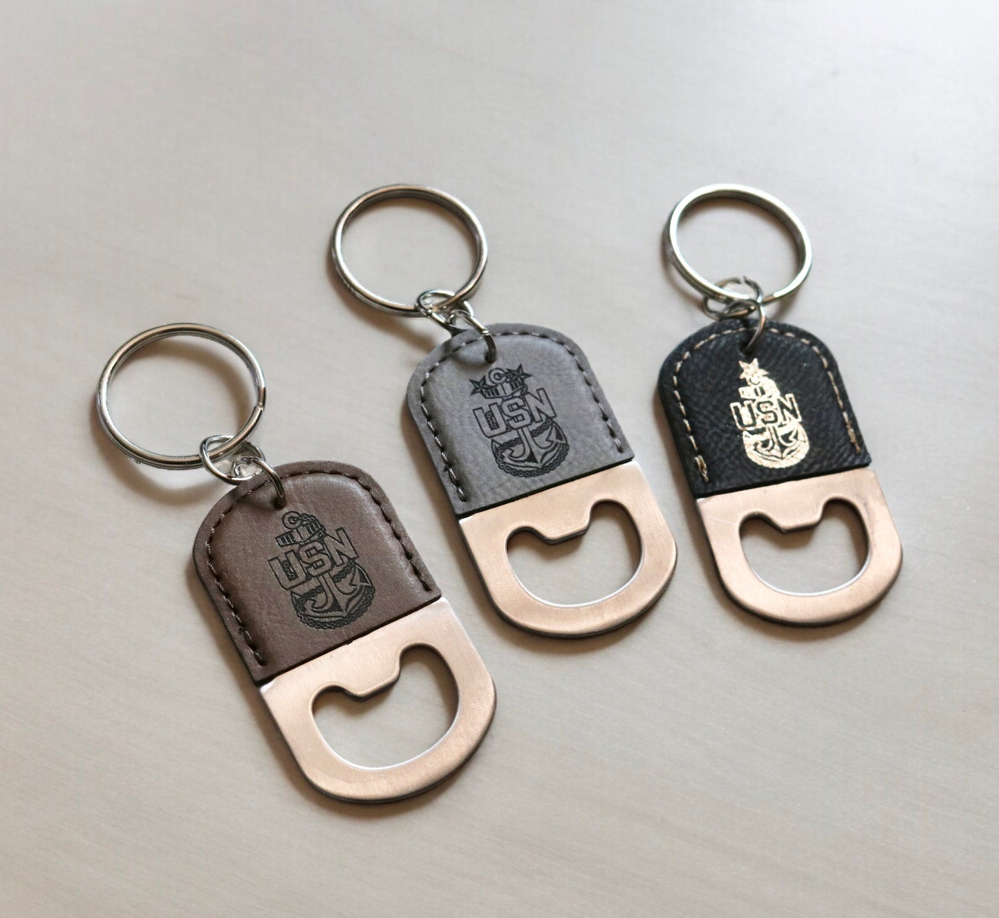 Navy Chief Keychain Bottle Opener, Senior Chief, Master Chief, Key chain