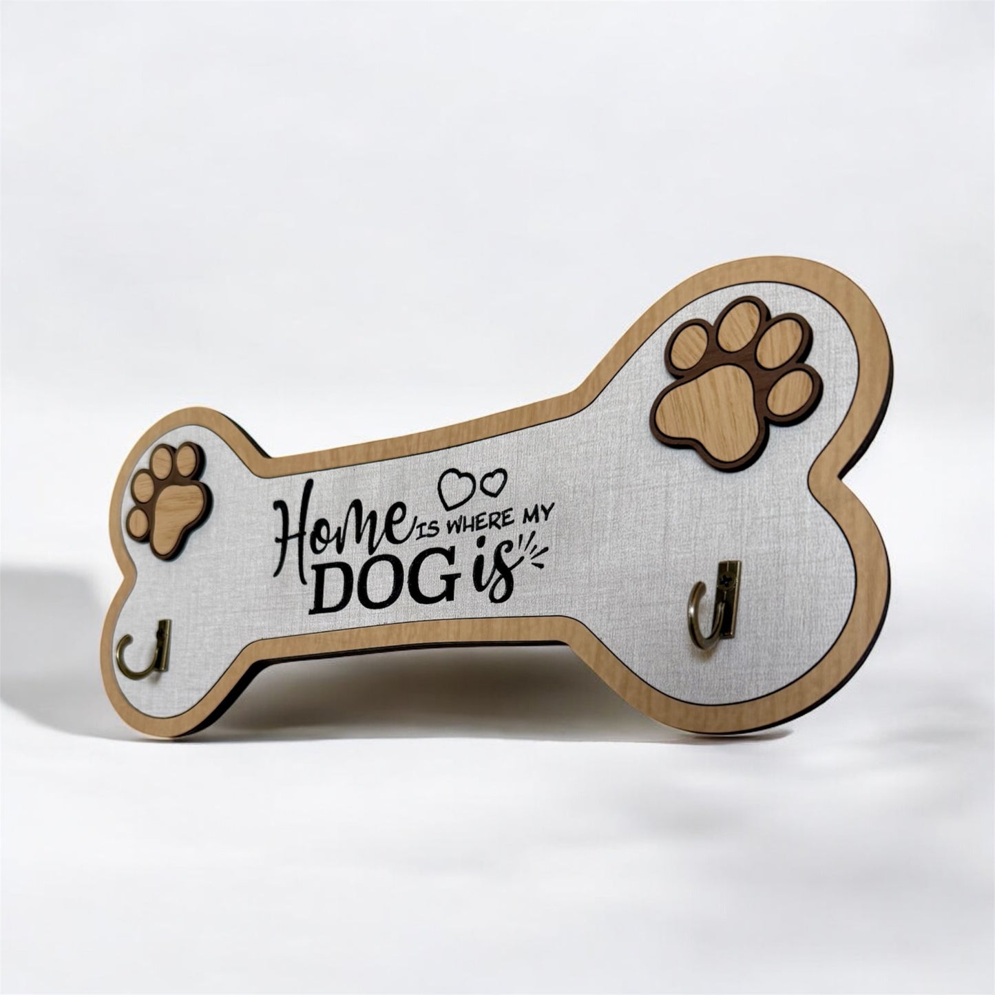 Home Is Where My Dog Is Leash Holder