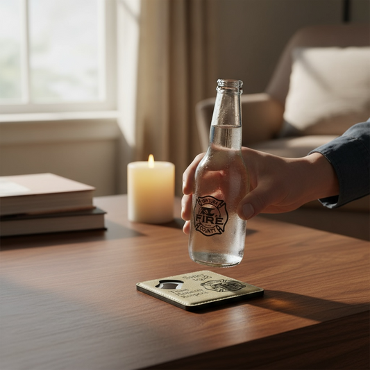 Ventura County Firefighter Bottle Opener Coaster