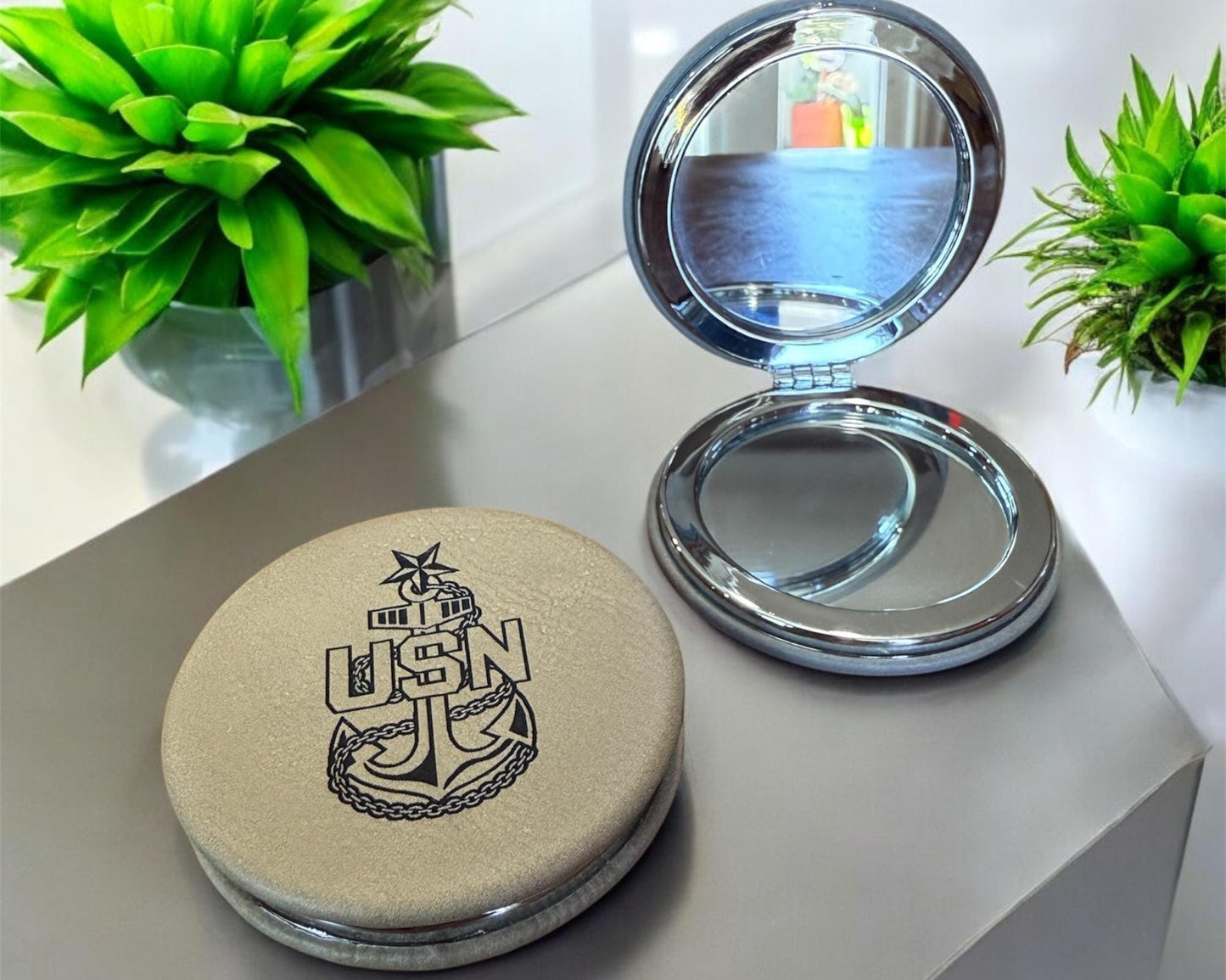 Navy Chief Compact Mirror, Chick Chief, Senior Chief, Master Chief, We Can Do It