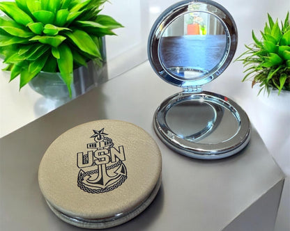 Navy Chief Compact Mirror, Chick Chief, Senior Chief, Master Chief, We Can Do It