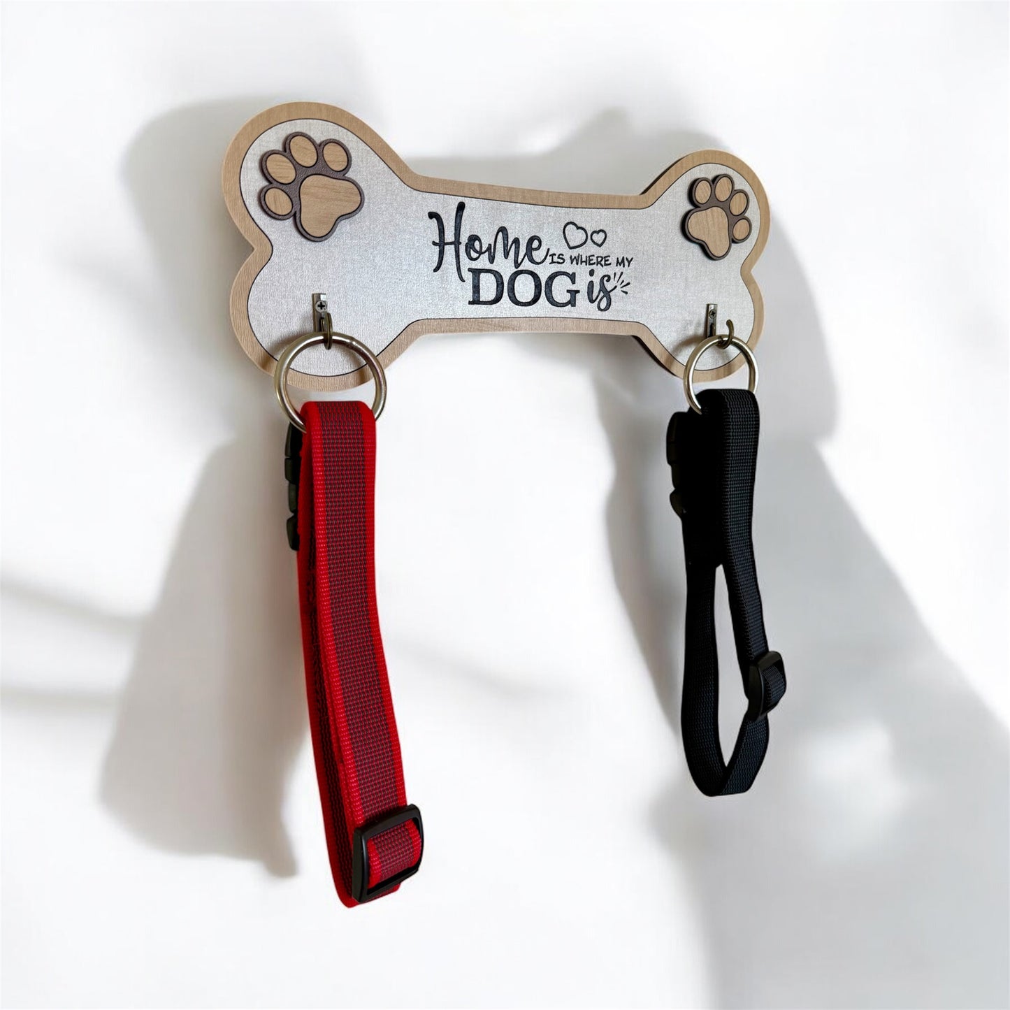 Home Is Where My Dog Is Leash Holder