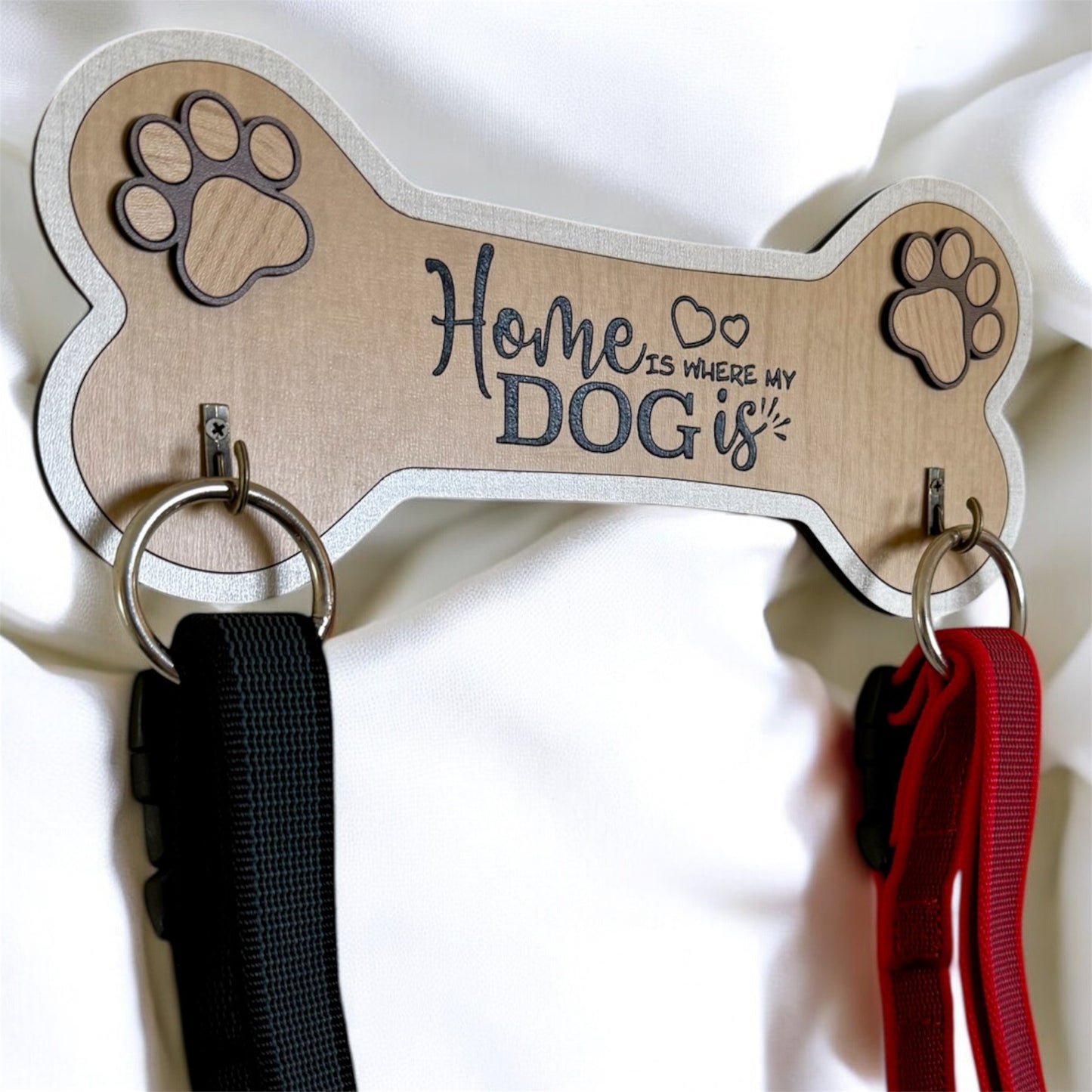 Home Is Where My Dog Is Leash Holder
