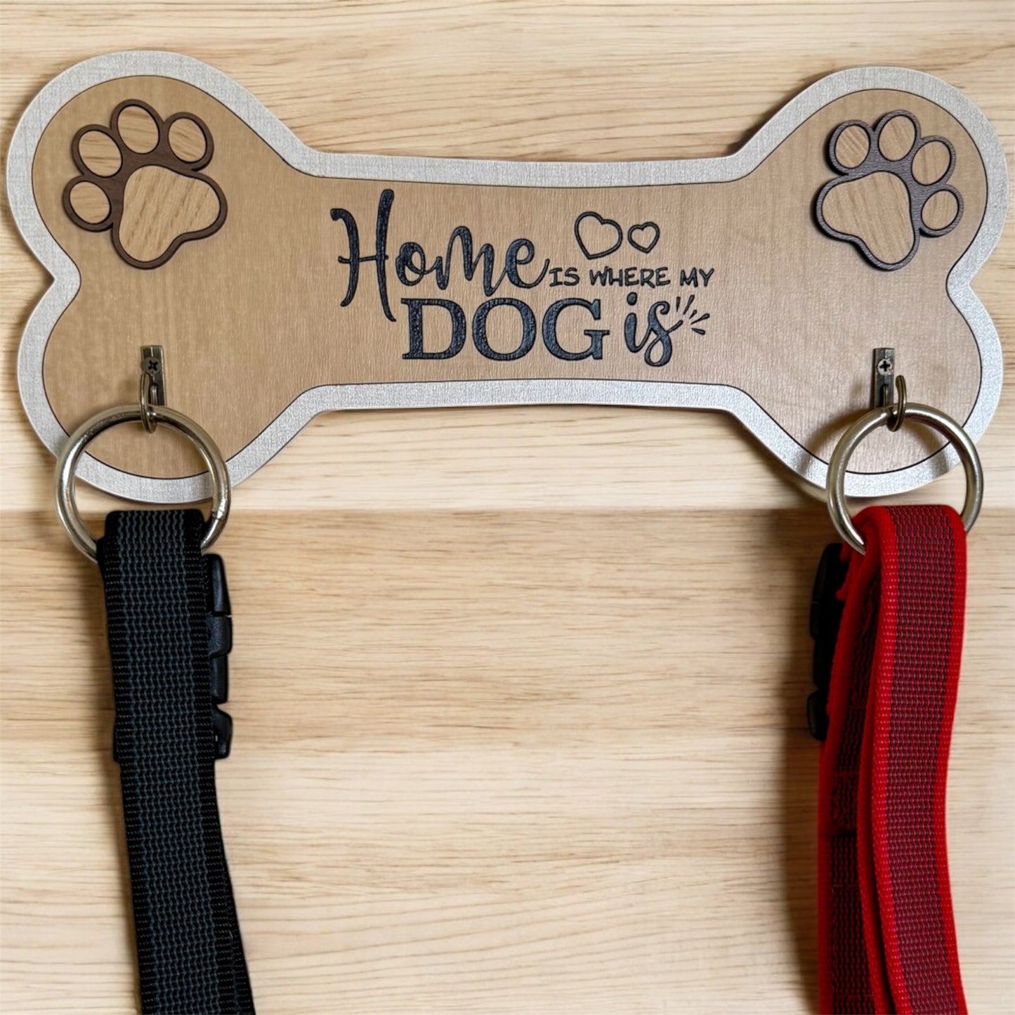 Home Is Where My Dog Is Leash Holder