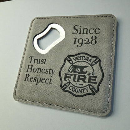 Ventura County Firefighter Bottle Opener Coaster