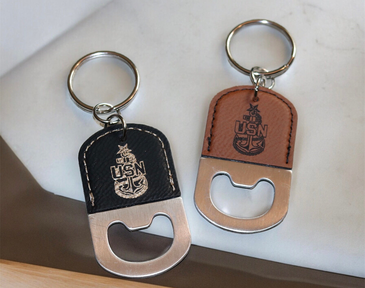 Navy Chief Keychain Bottle Opener, Senior Chief, Master Chief, Key chain